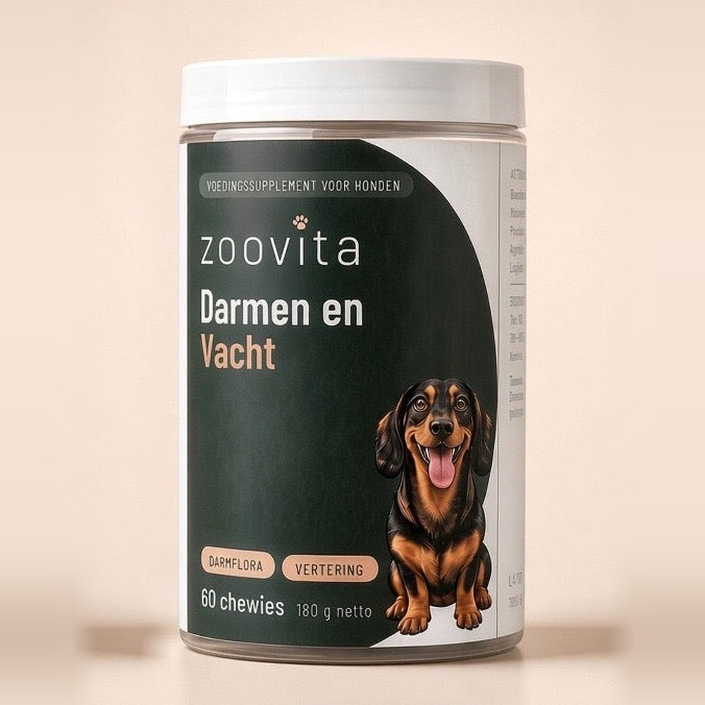 Zoovita Probiotica - Darmen & Vacht – 60 chewies